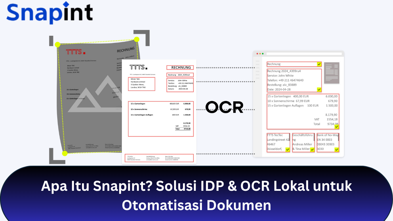 Apa Itu Snapint? Solusi IDP & OCR Lokal untuk Otomatisasi Dokumen